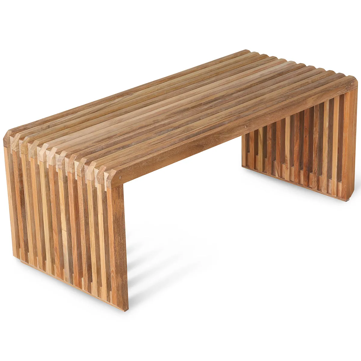 Slatted Bench