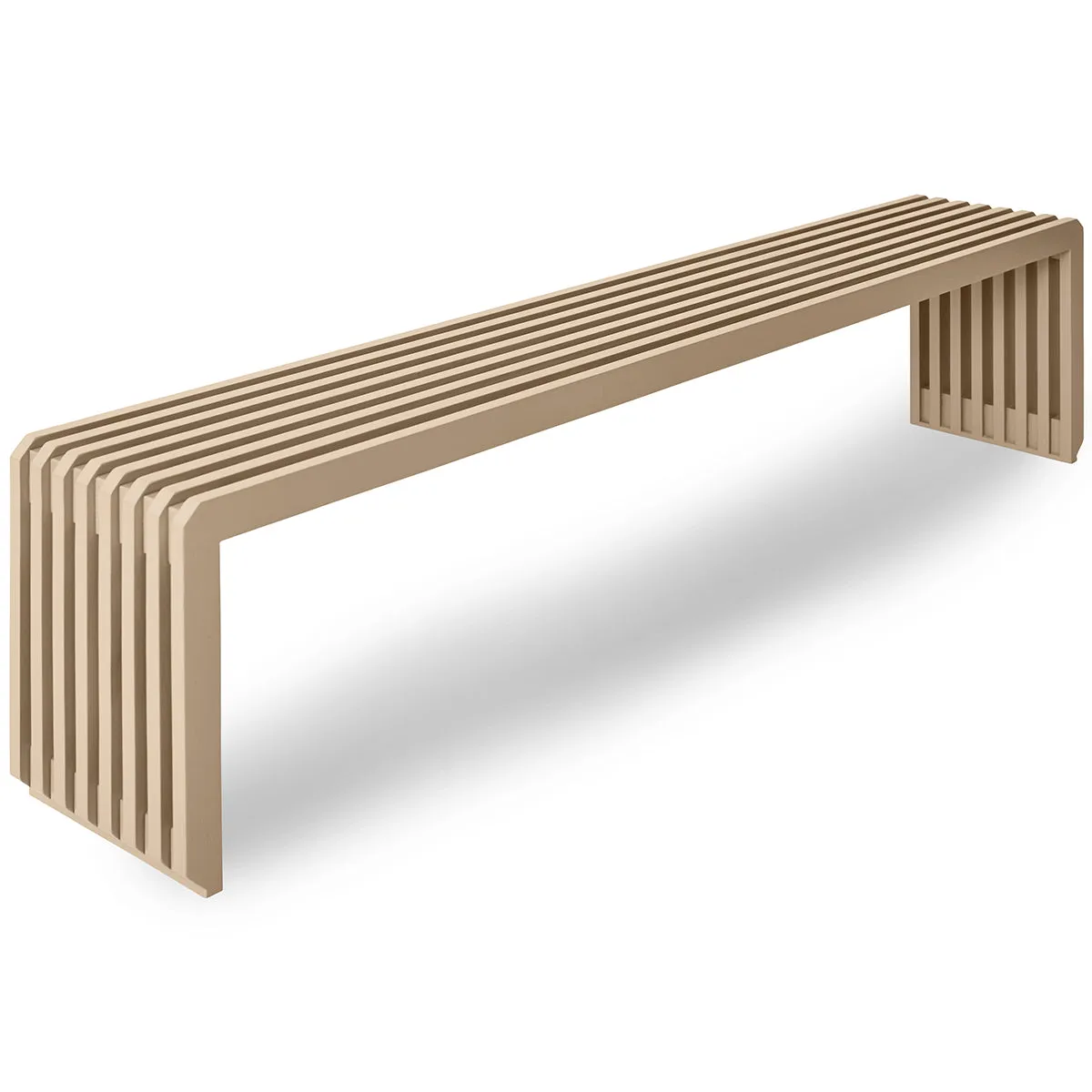 Slatted Bench