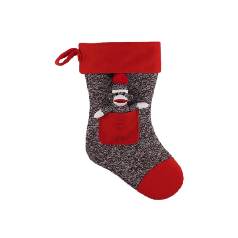 Sock Monkey Stocking Original