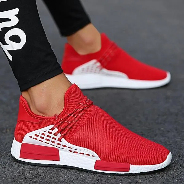 Sohiwoo  sneaker Fashion Design Breathable Air Mesh Slip On Sock Sneakers