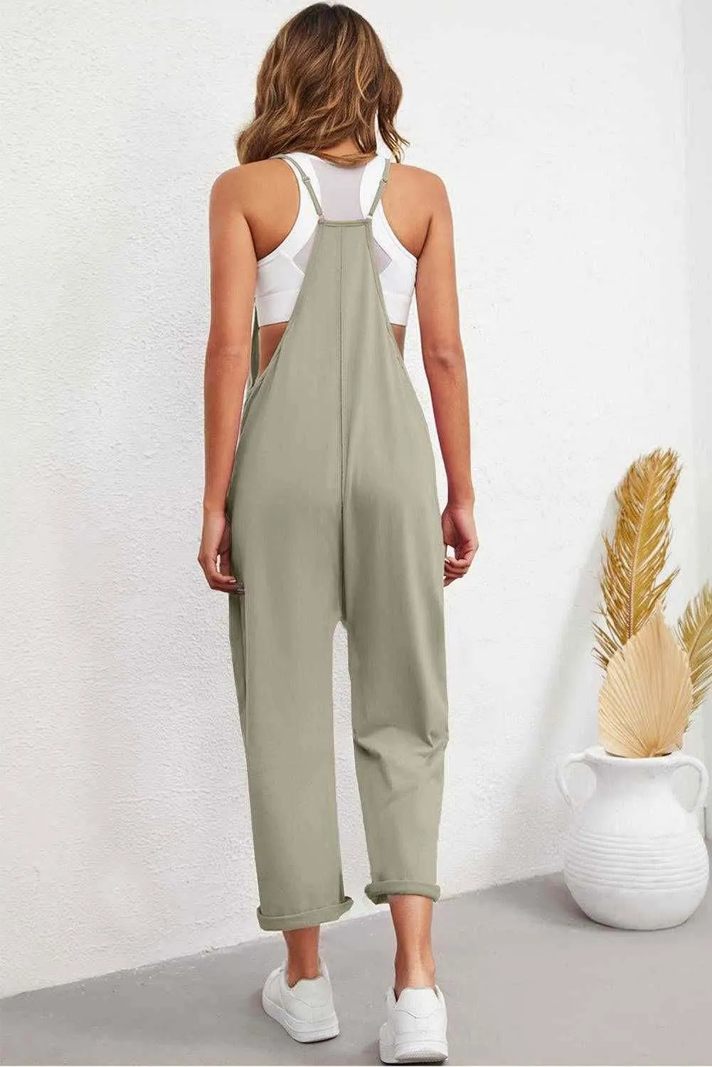 Spaghetti Strap Jumpsuit - Versatile and Stylish Everyday Wear