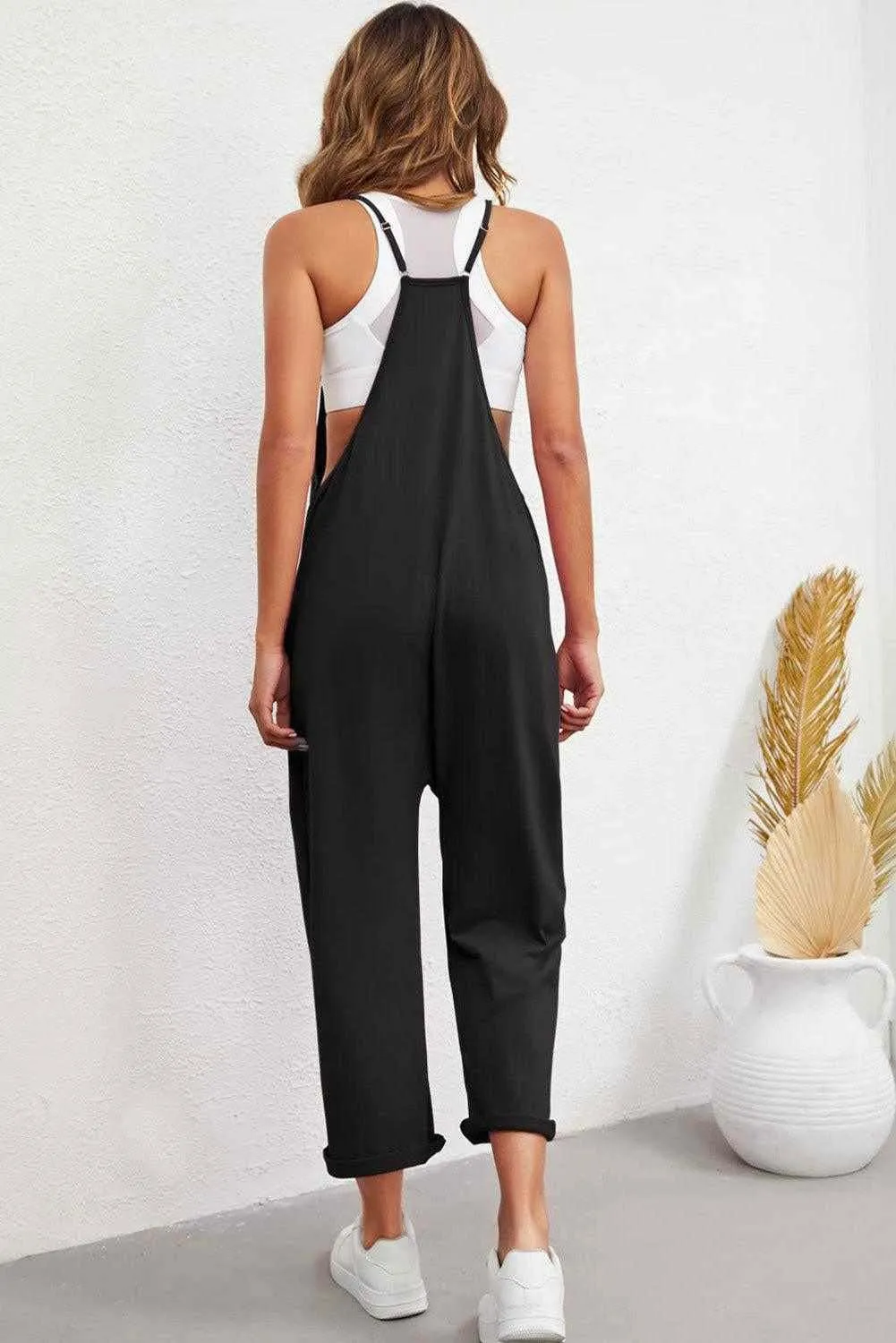 Spaghetti Strap Jumpsuit - Versatile and Stylish Everyday Wear