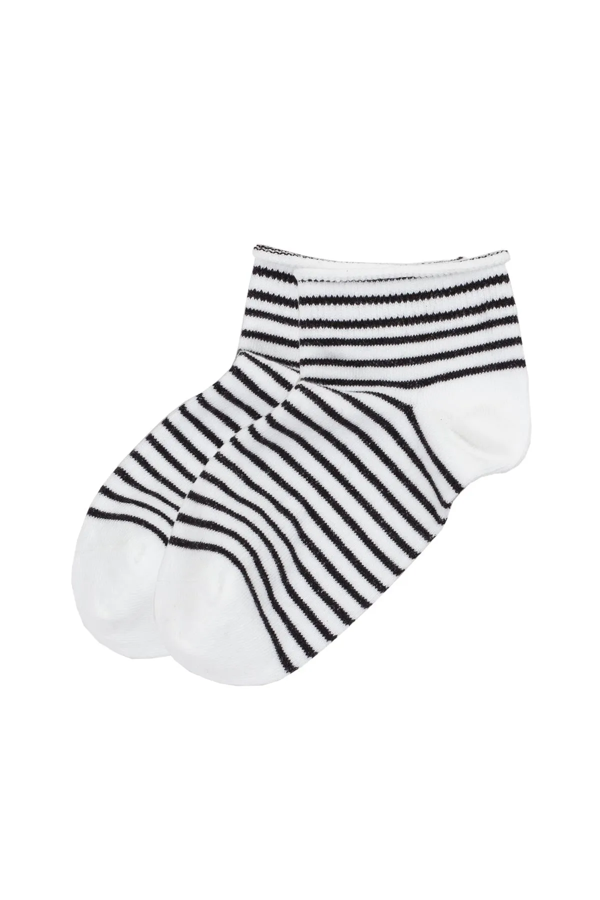 STRIPED BOOTIE SOCK BY LITTLE RIVER SOCK MILL