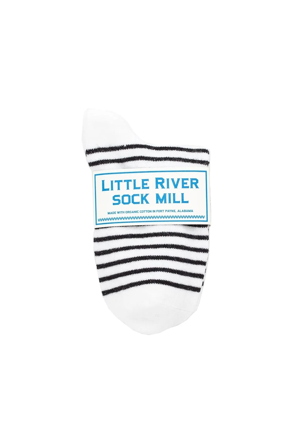 STRIPED BOOTIE SOCK BY LITTLE RIVER SOCK MILL