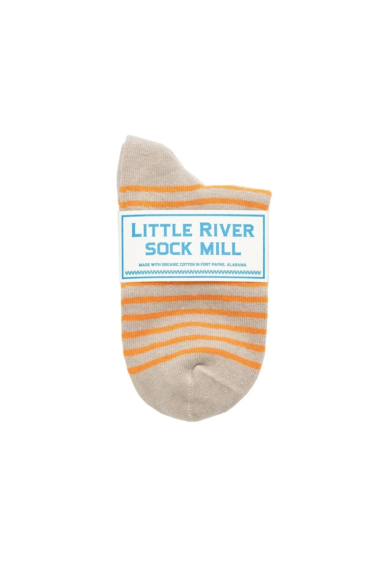 STRIPED BOOTIE SOCK BY LITTLE RIVER SOCK MILL