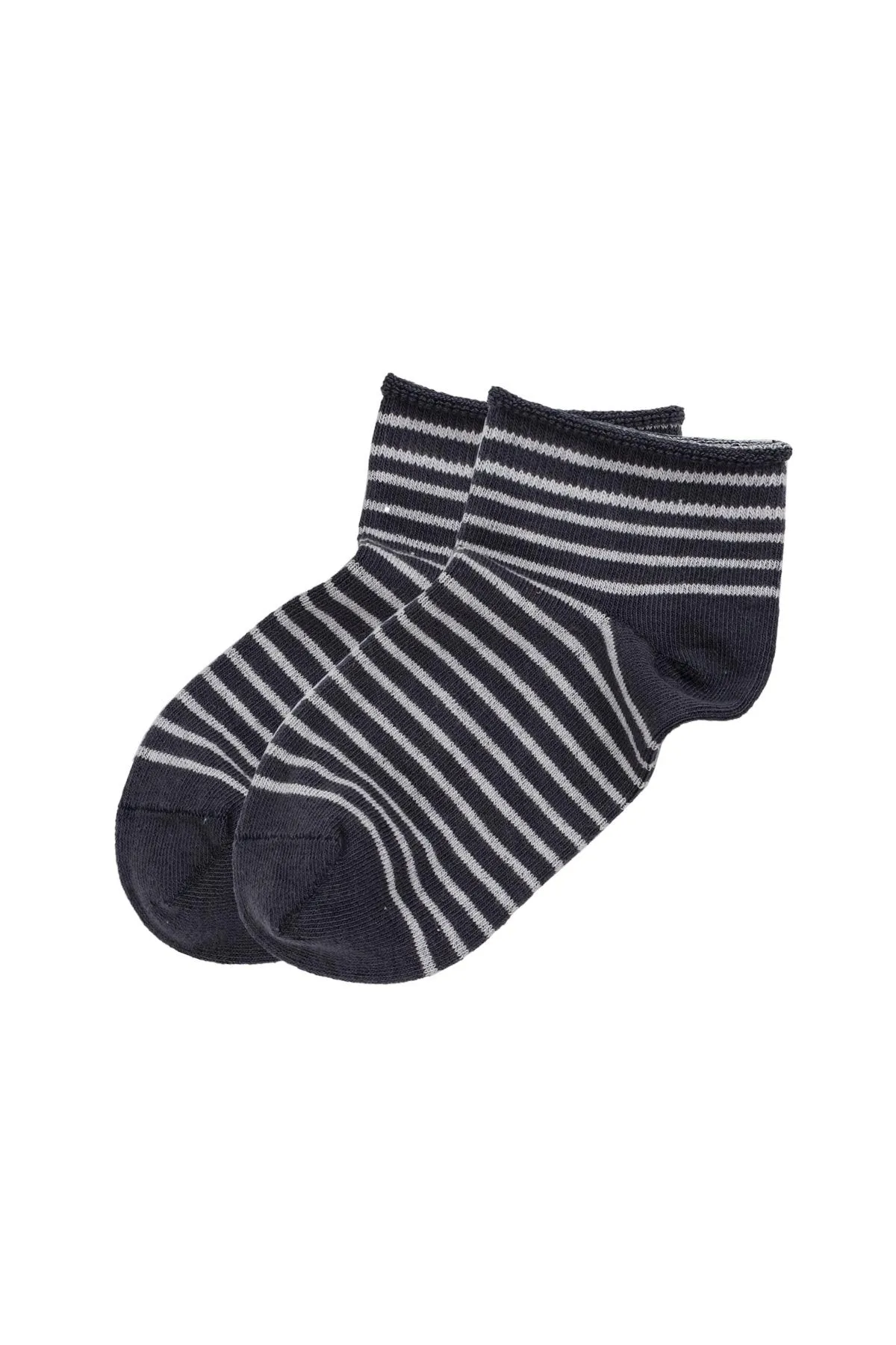 STRIPED BOOTIE SOCK BY LITTLE RIVER SOCK MILL