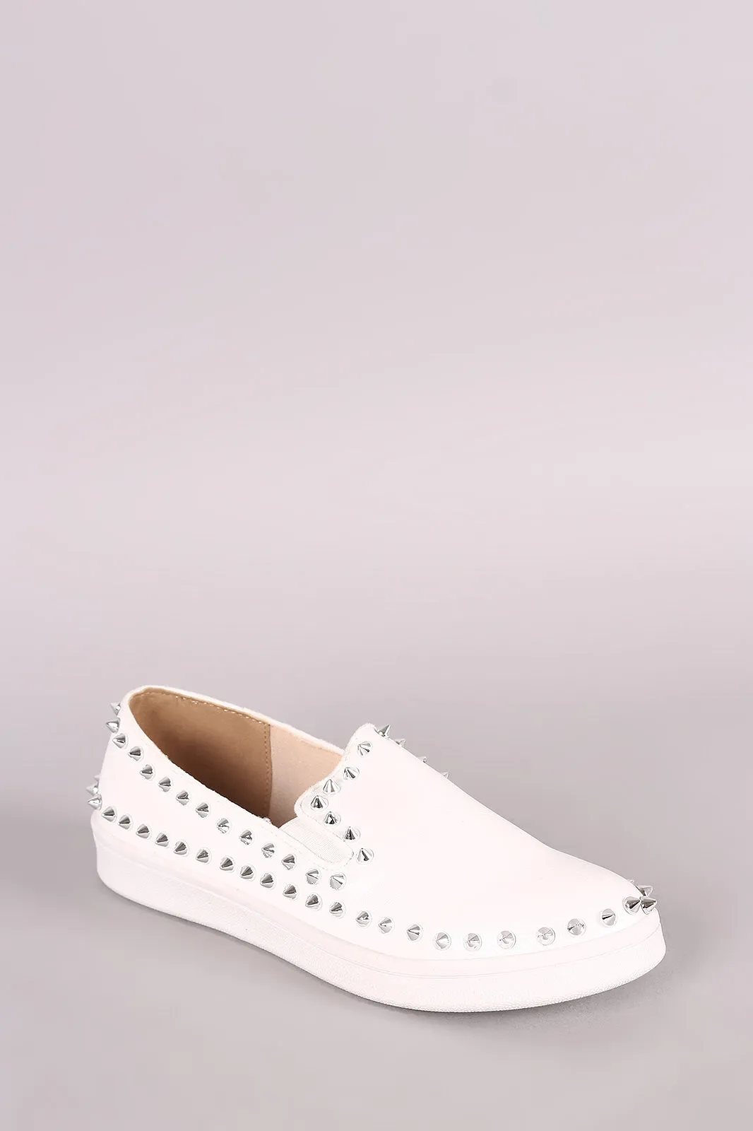 Studded Spike Slip On Sneaker