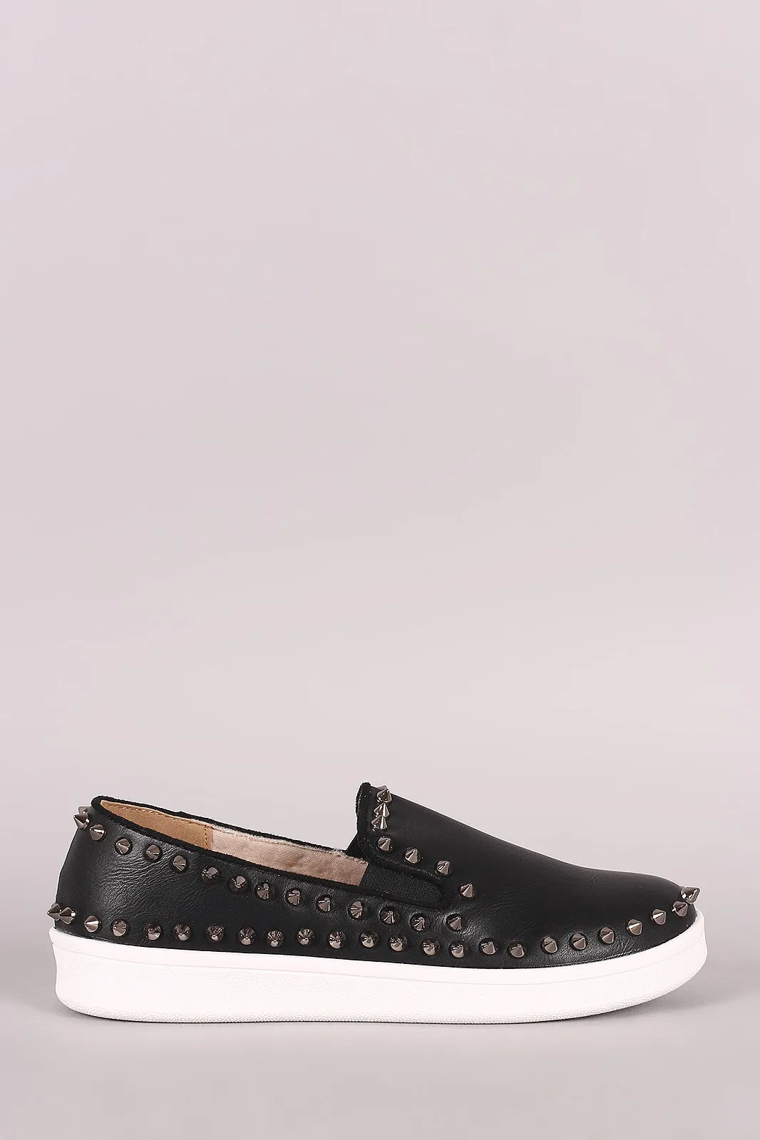 Studded Spike Slip On Sneaker