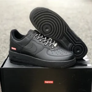 SUPREME X NIKE Air Force 1 Low Black