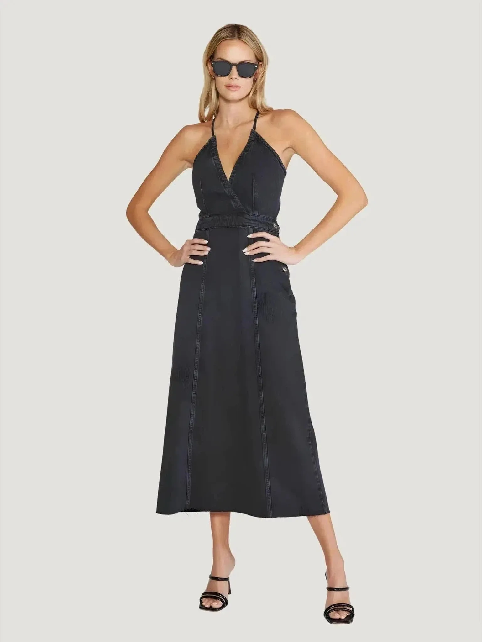 ÉTICA Denim Callista Maxi Dress