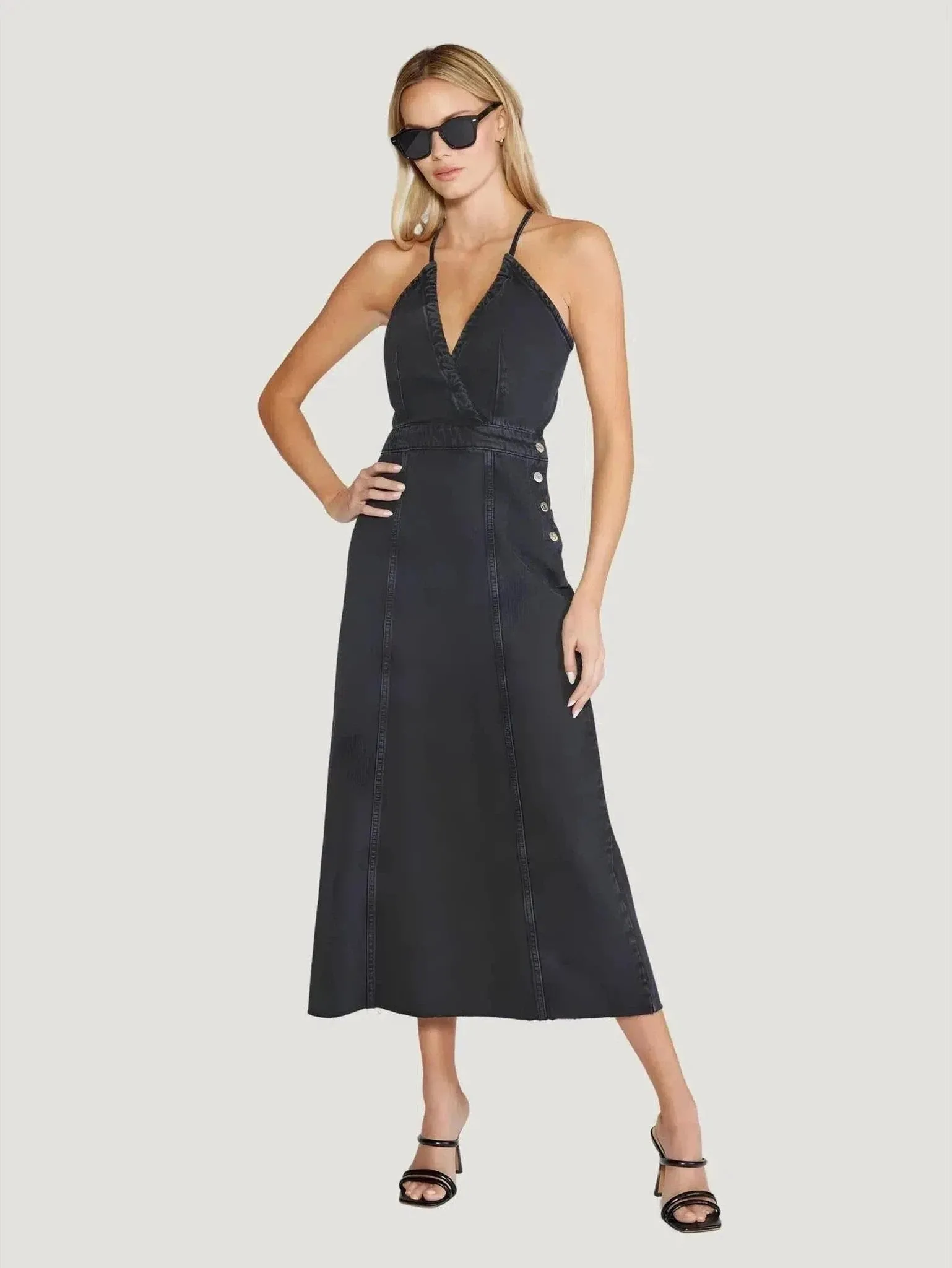 ÉTICA Denim Callista Maxi Dress