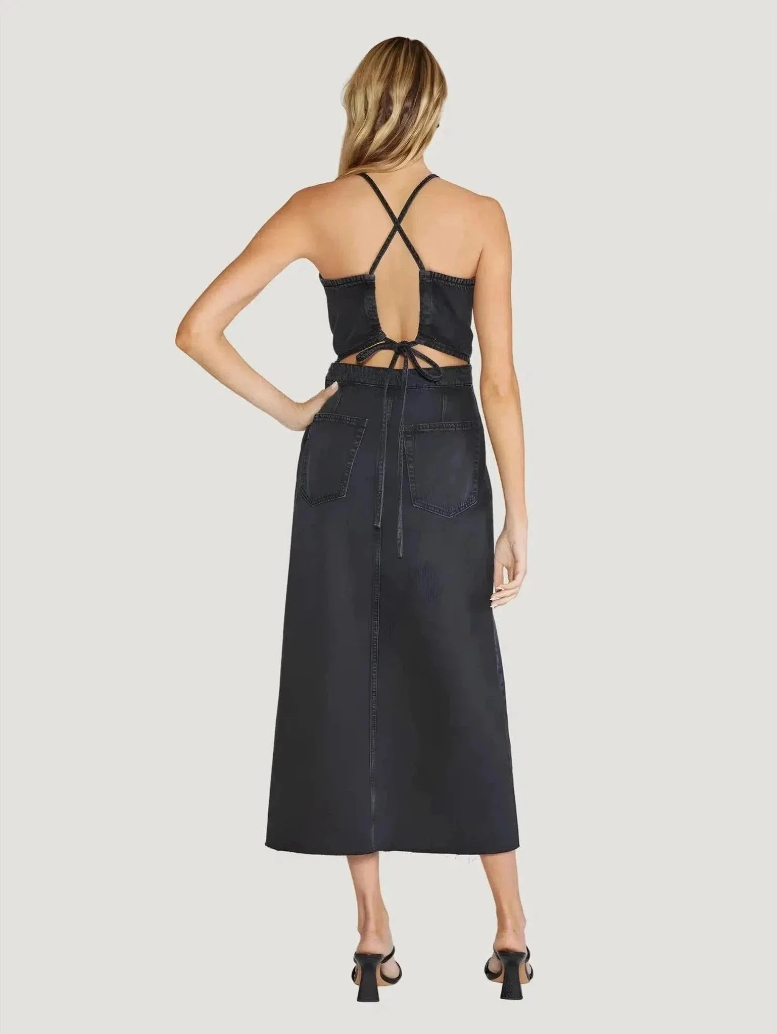 ÉTICA Denim Callista Maxi Dress