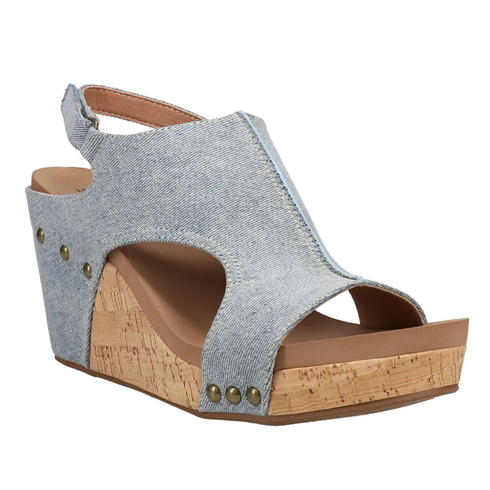 Tiffanee Studded Wedge Sandals