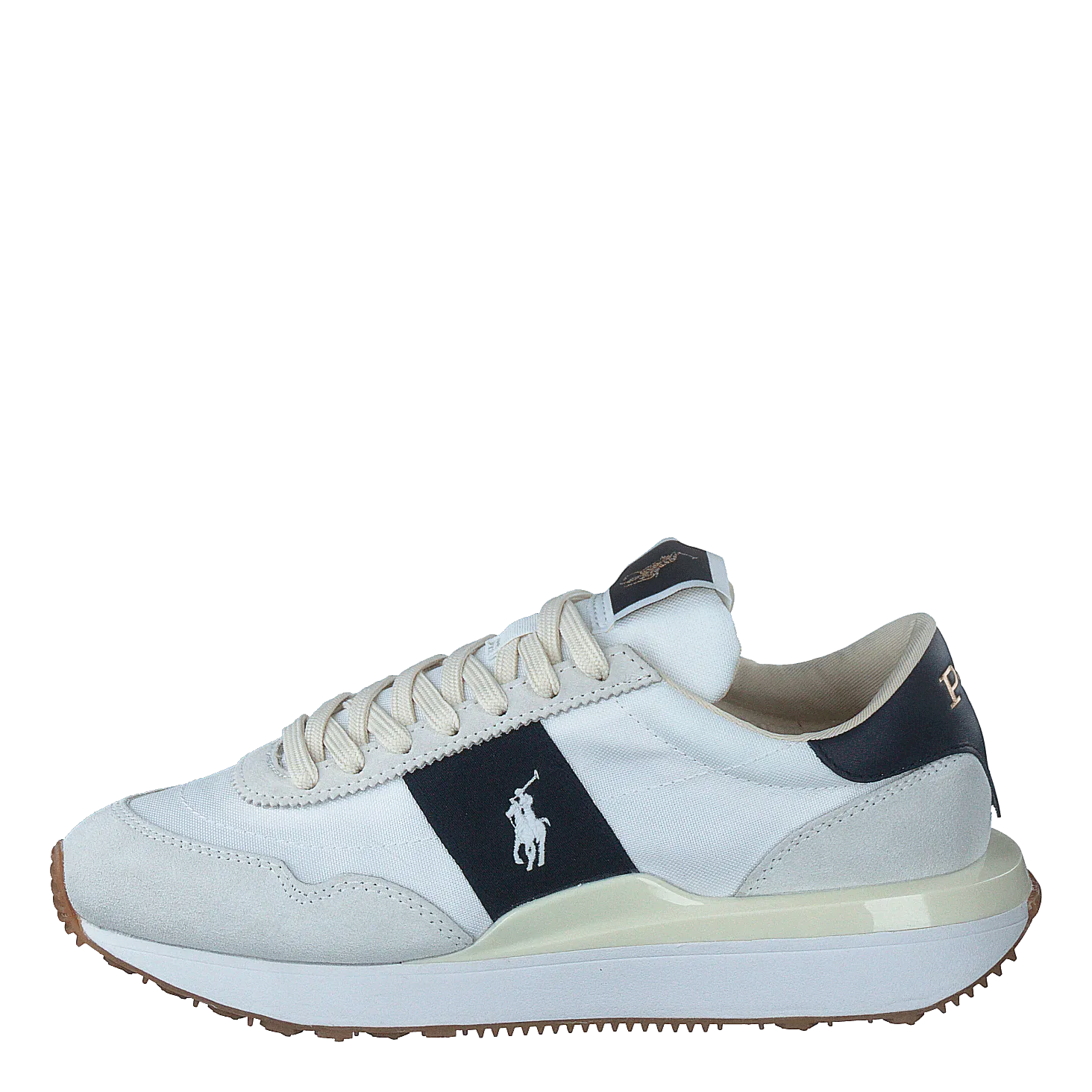 Train 89 Suede & Oxford Sneaker White/Hunter Navy