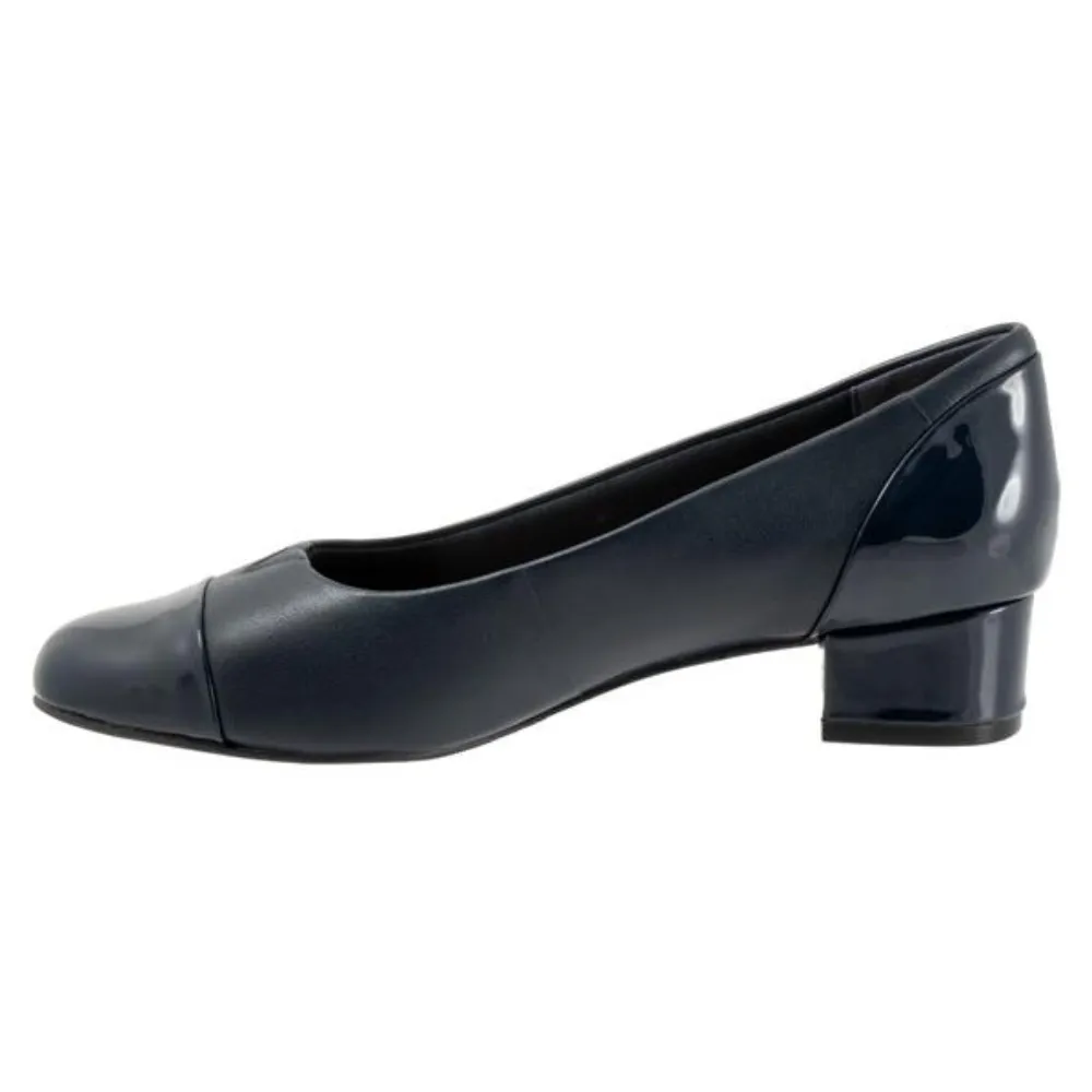 Trotters Daisy Navy/Patent Leather Pump (Women's)