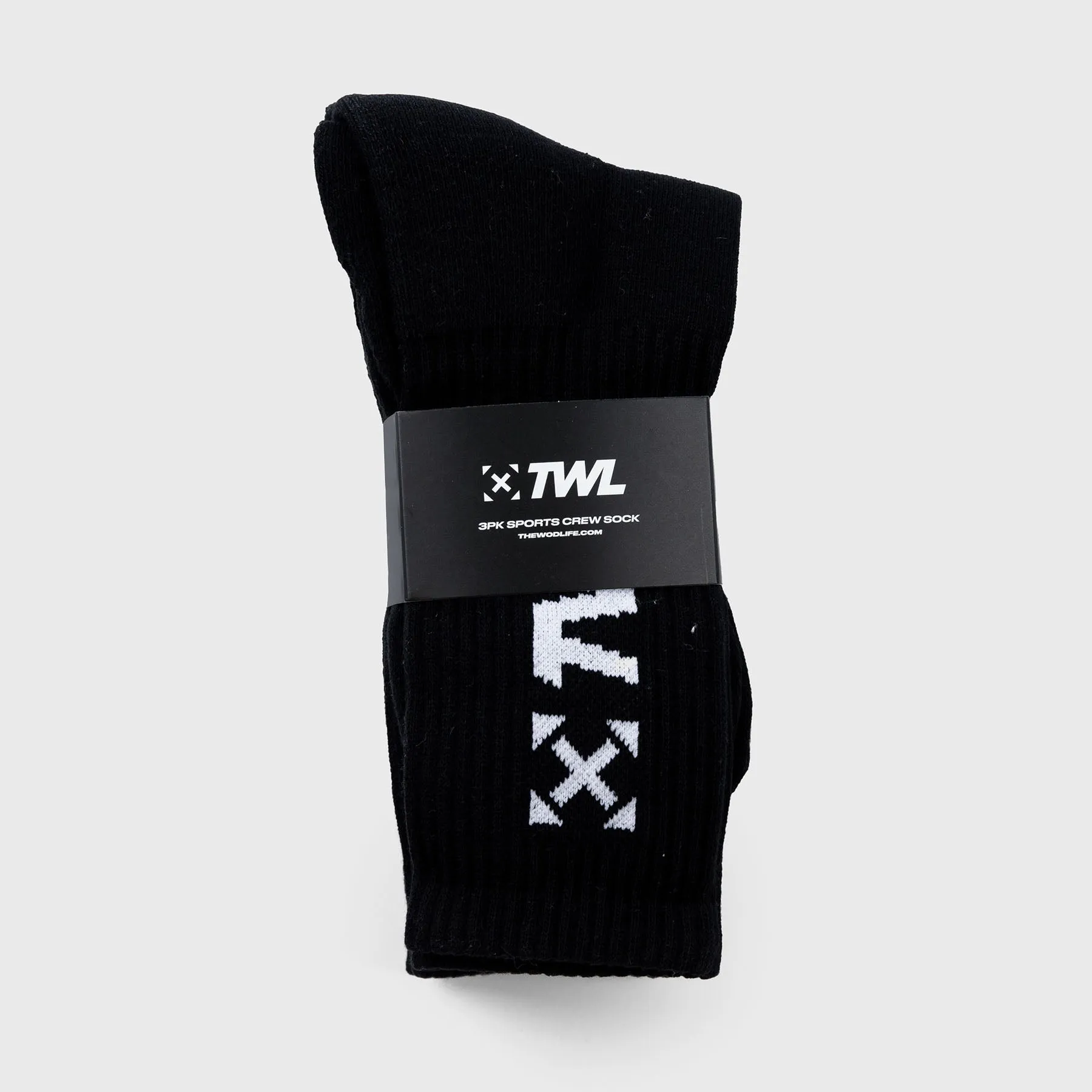 TWL - PACE SOCKS - 3-PACK/BLACK/DARK KHAKI/CHARCOAL MARL