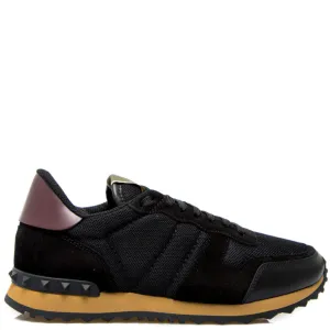 Valentino Black Mesh Rockrunner