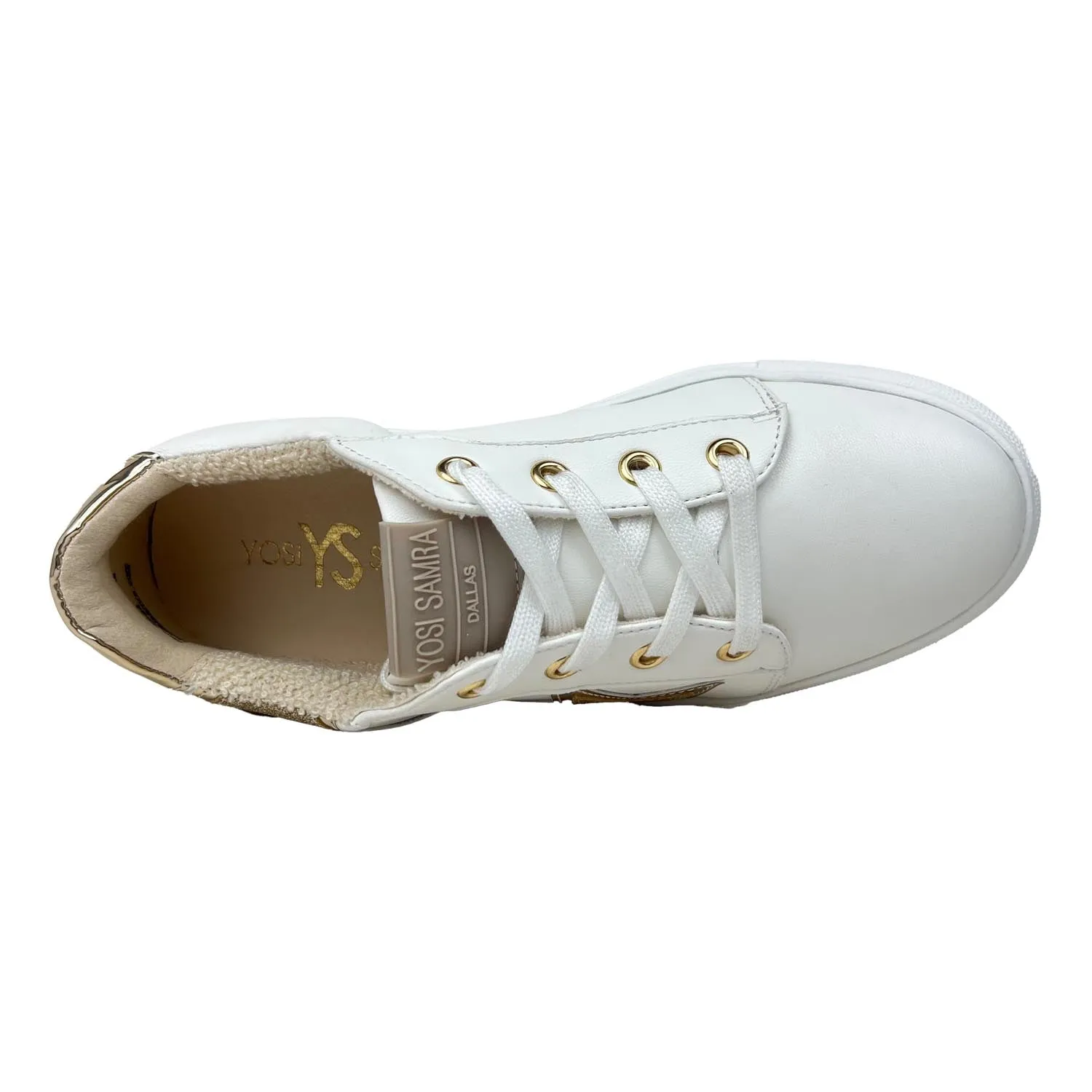 WHITE & GOLD SNEAKER