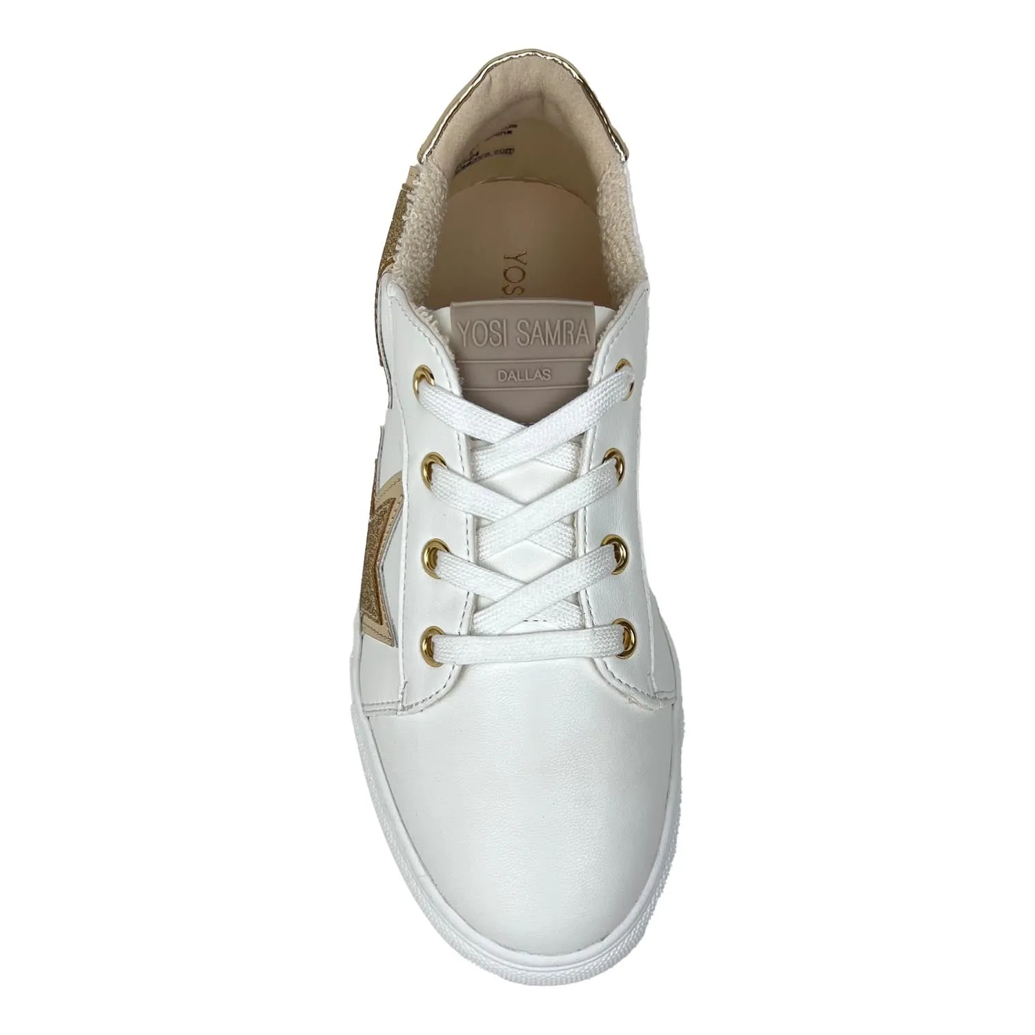 WHITE & GOLD SNEAKER