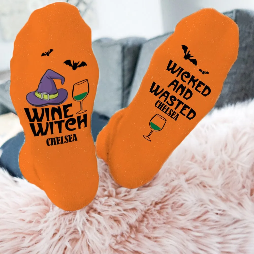 Wicked & Wasted Custom Halloween Tube Socks