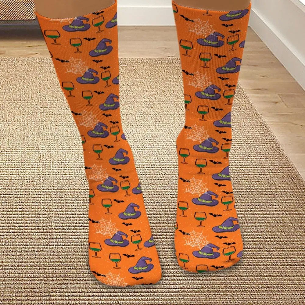 Wicked & Wasted Custom Halloween Tube Socks