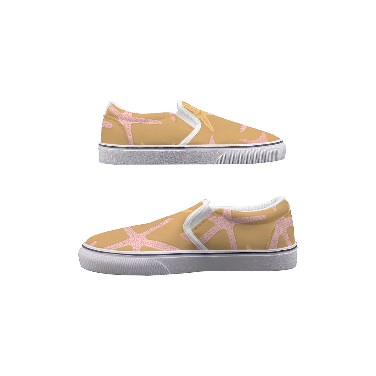 Women's Slip On Sneakers sand dollar print