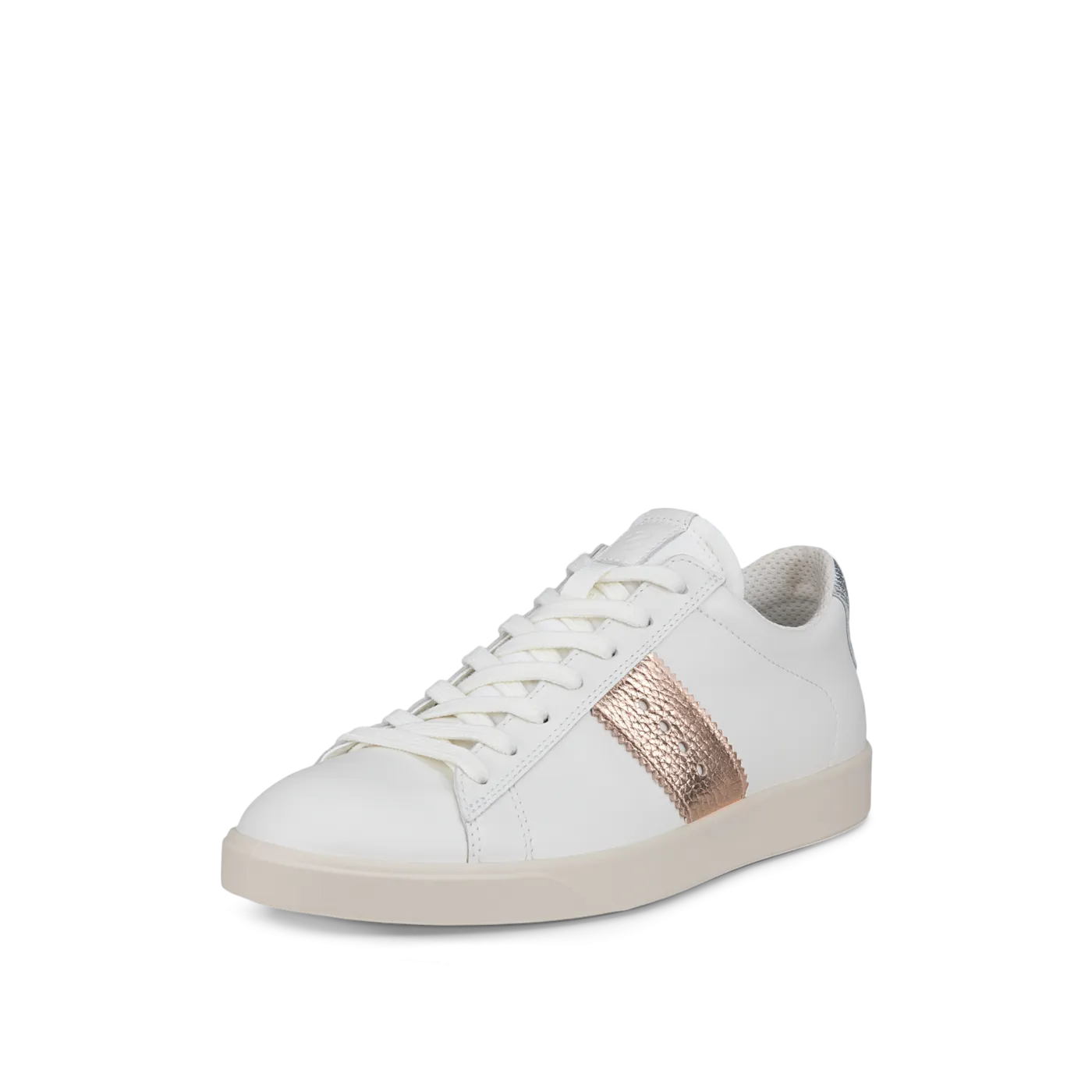 Women's Street Lite Retro Sneaker in White/Hammered Bronze/Pure Silver