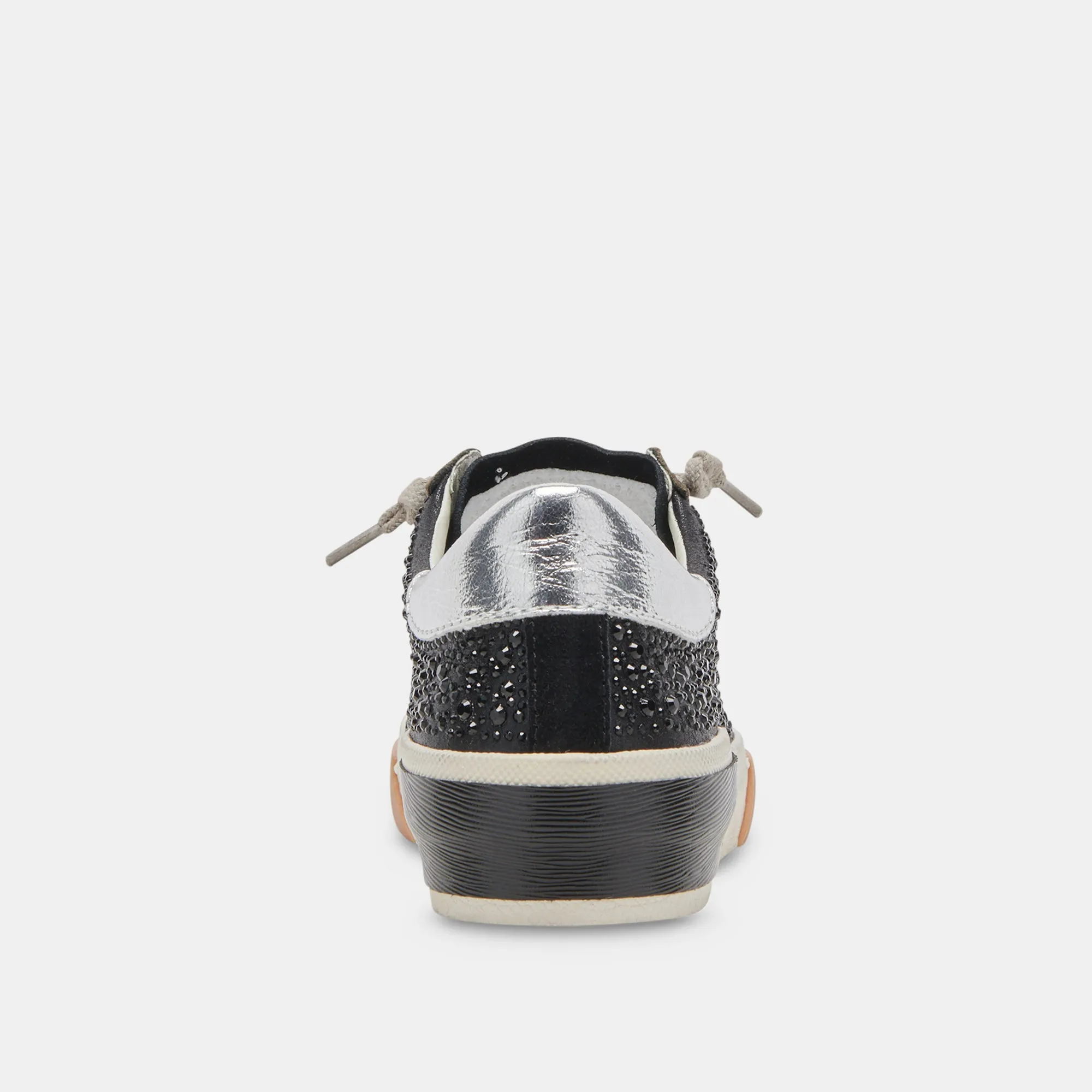 ZINA CRYSTAL SNEAKERS BLACK SUEDE