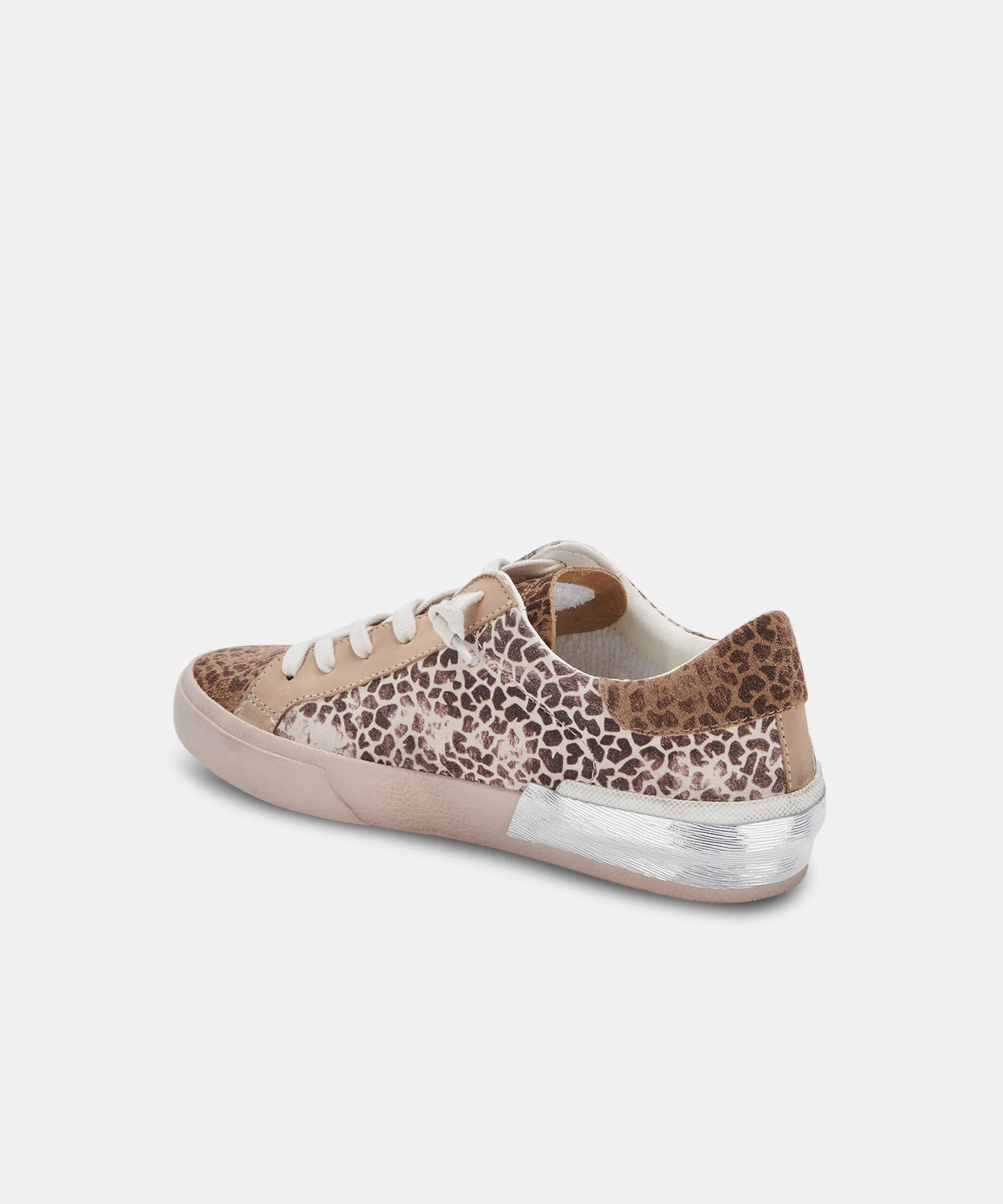 ZINA SNEAKERS LEOPARD MULTI DUSTED SUEDE - re:vita