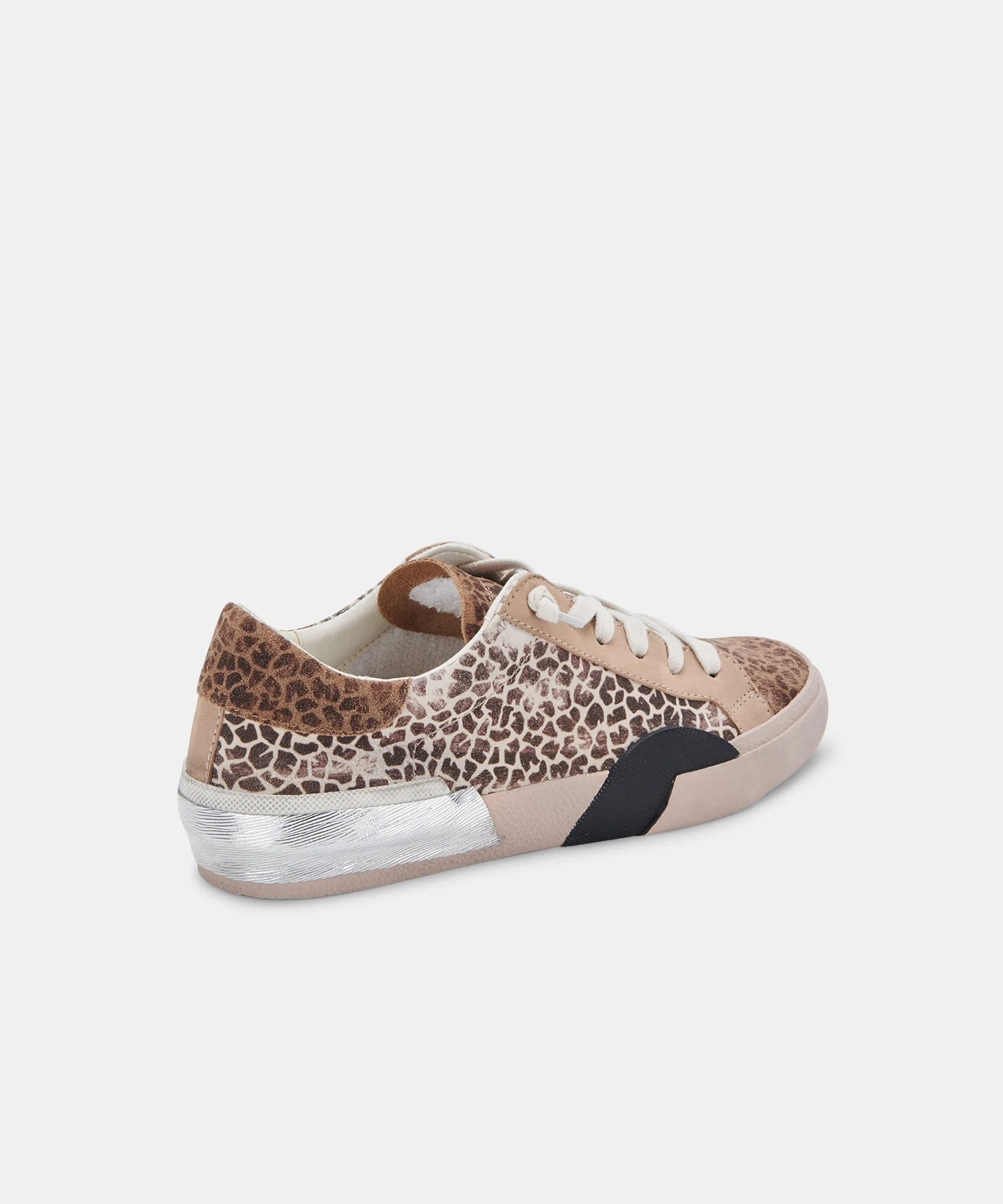 ZINA SNEAKERS LEOPARD MULTI DUSTED SUEDE - re:vita