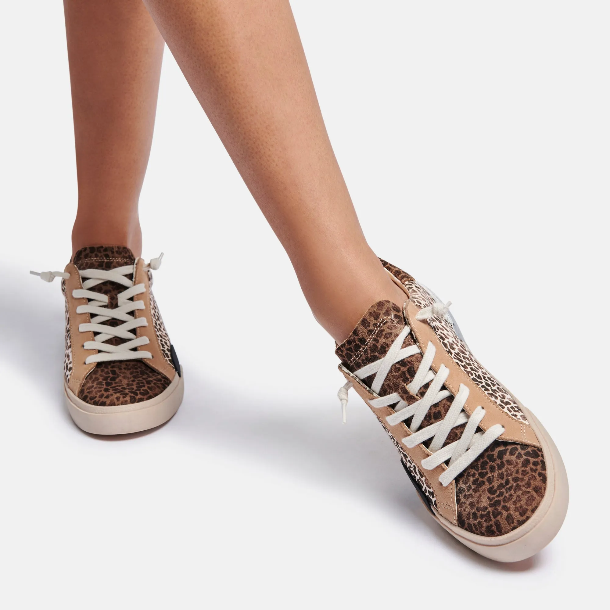 ZINA SNEAKERS LEOPARD MULTI DUSTED SUEDE - re:vita