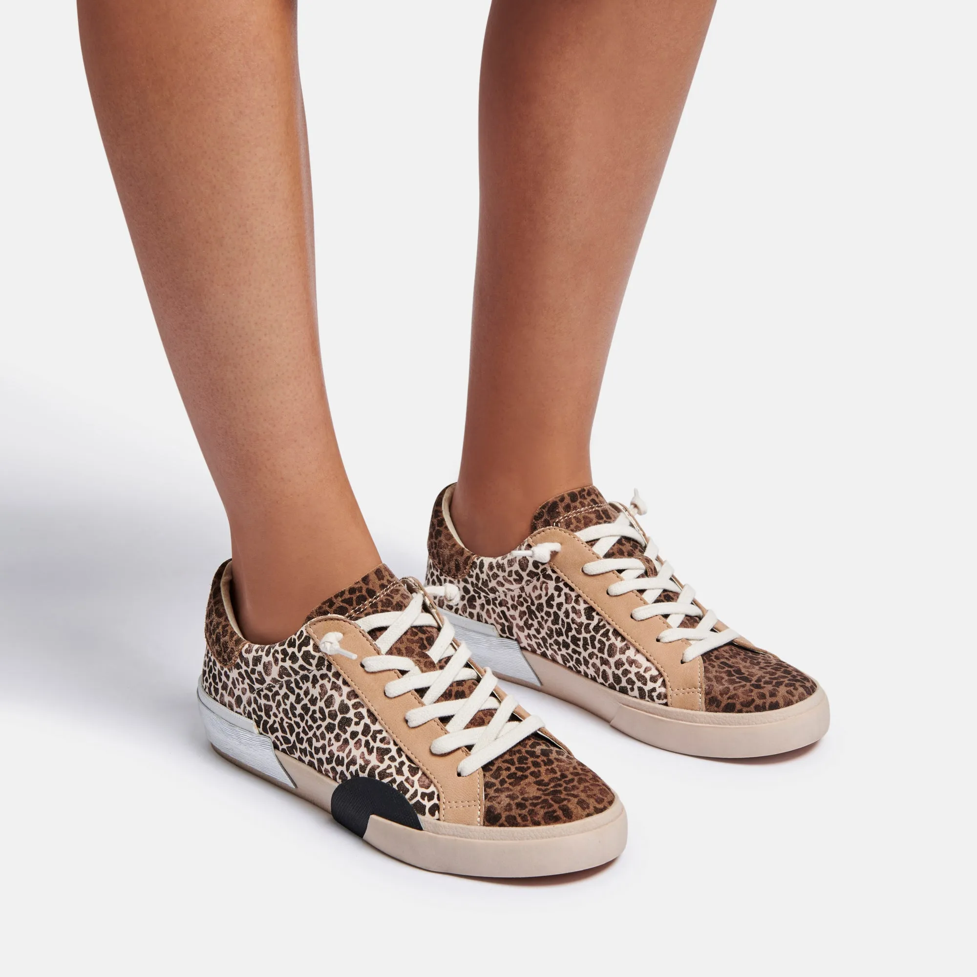 ZINA SNEAKERS LEOPARD MULTI DUSTED SUEDE - re:vita