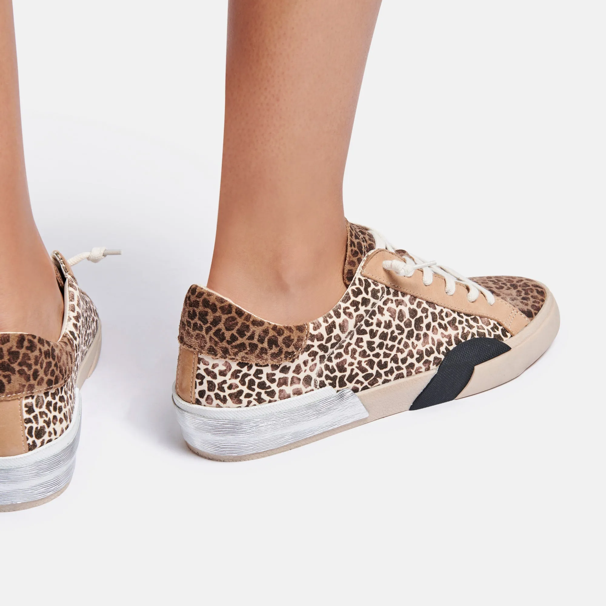 ZINA SNEAKERS LEOPARD MULTI DUSTED SUEDE - re:vita