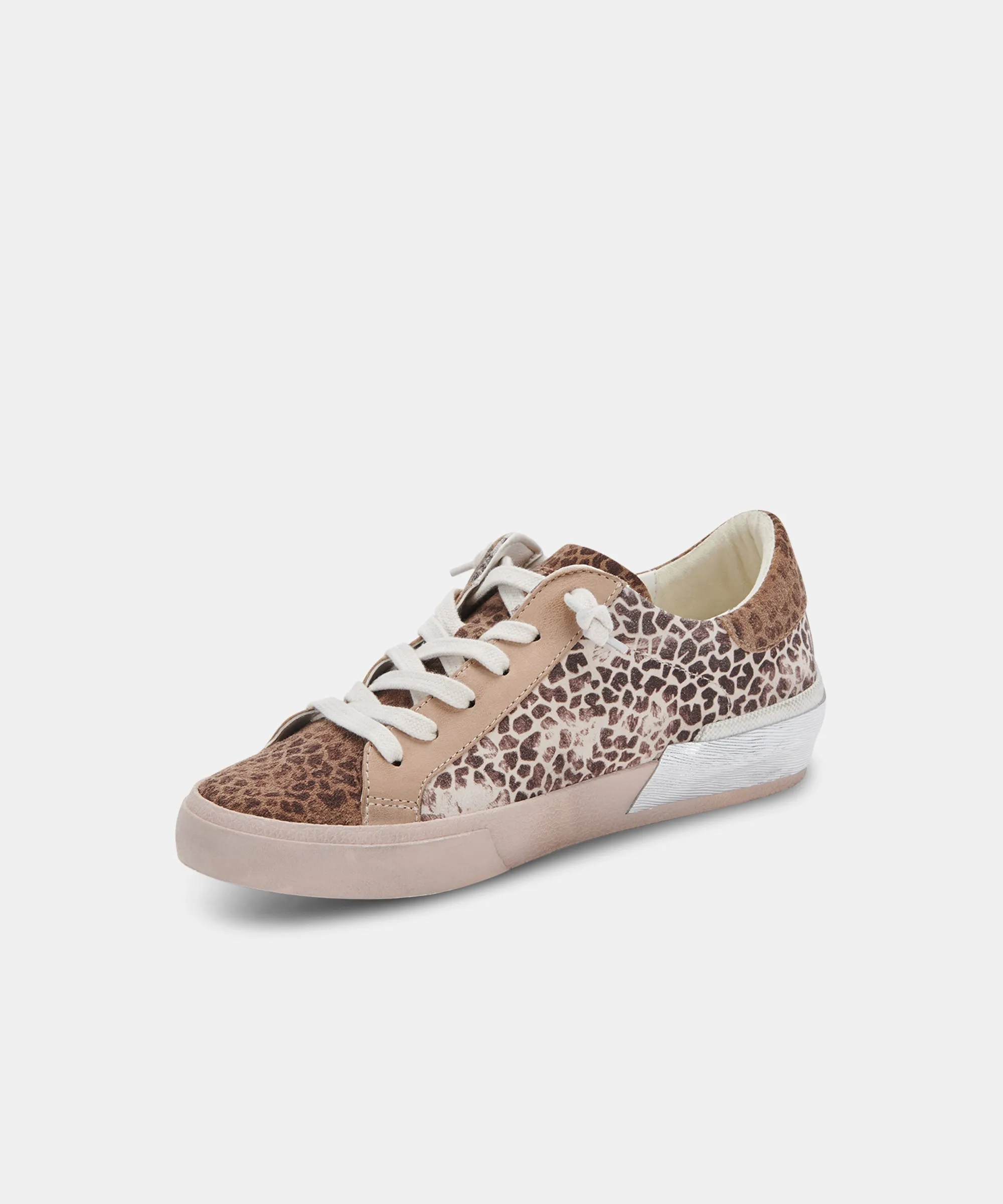 ZINA SNEAKERS LEOPARD MULTI DUSTED SUEDE - re:vita