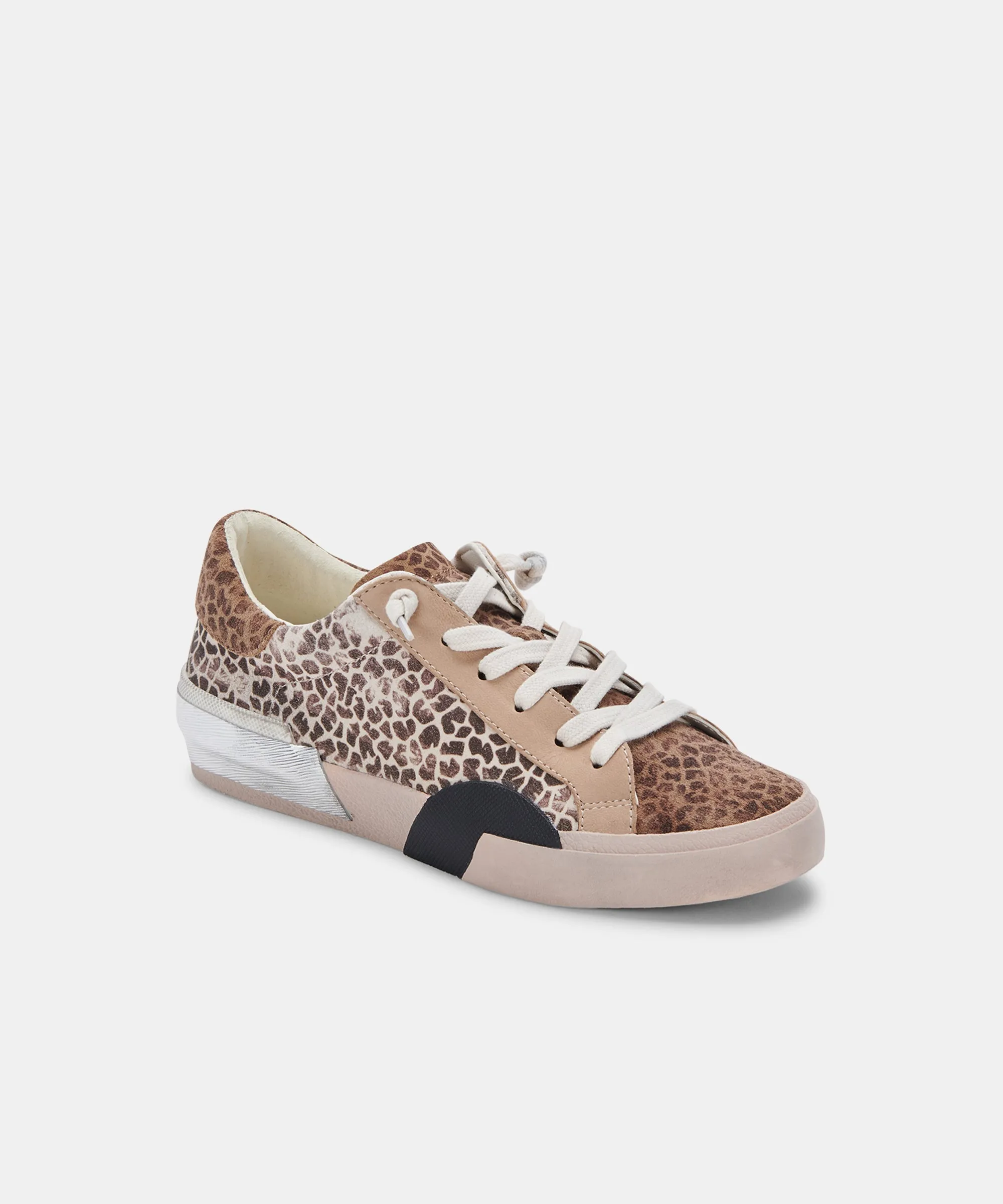 ZINA SNEAKERS LEOPARD MULTI DUSTED SUEDE - re:vita