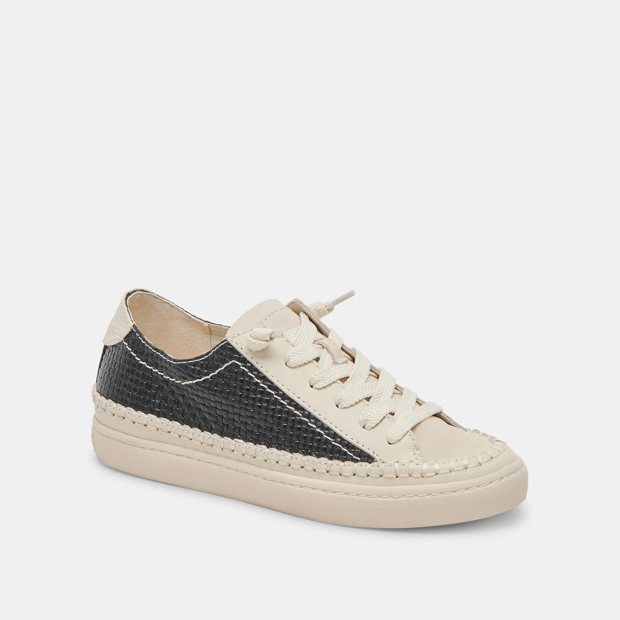 ZOLEN SNEAKERS BLACK WOVEN